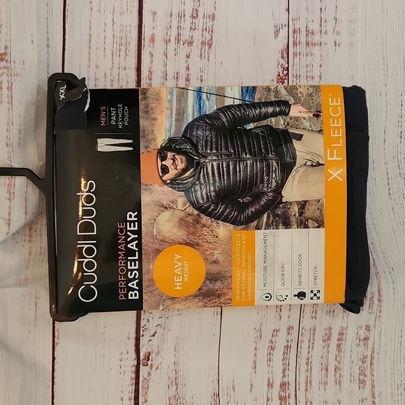 NWT Cuddl Duds men's performance baselayer pants - Picture 3 of 7